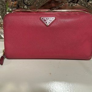 Prada long wallet
